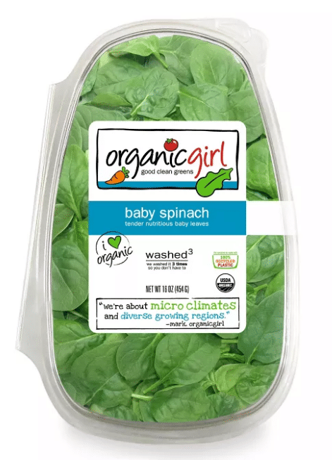 Organic Baby Spinach 16 oz. - Tu Super To Go